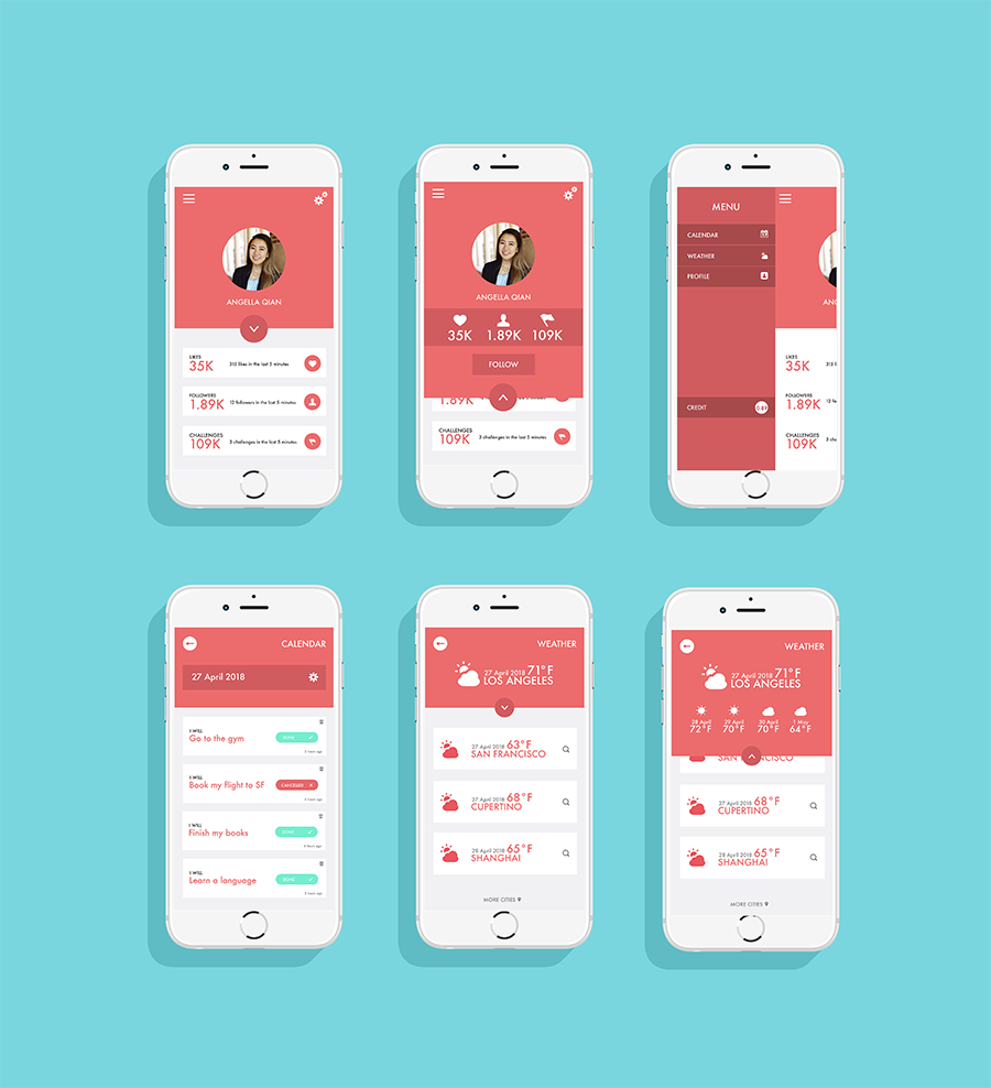 Social Media App Mockup